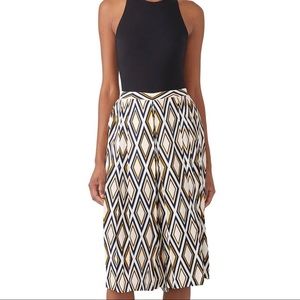 Tory Burch pleated print Faye Culotte